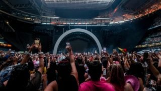 El Bernabéu, en un concierto. (EP)