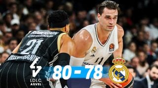 Derrota del Real Madrid de baloncesto.