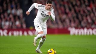 Valverde, en un partido ante el Athletic. (Getty)