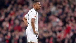 Kylian Mbappé en San Mamés. (Getty)