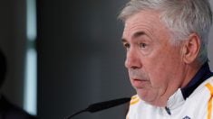 Ancelotti, en rueda de prensa. (EFE)