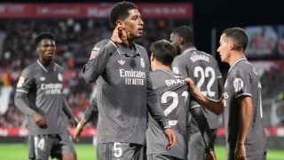 Bellingham celebra el 0-1 en el Girona-Real Madrid. (Getty)