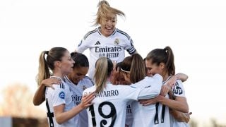 Las jugadoras del Real Madrid celebran un gol. (Realmadrid.com)