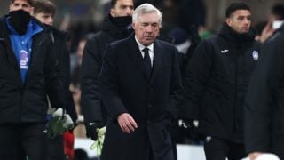 Ancelotti, durante un partido con el Real Madrid. (Getty)