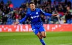 Álvaro Rodríguez con el Getafe. (GETTY)