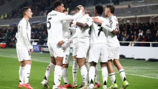 Los jugadores del Real Madrid celebran un gol. (Getty)