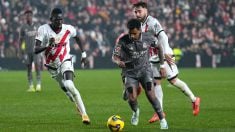 Rodrygo, ante el Rayo. (Getty)