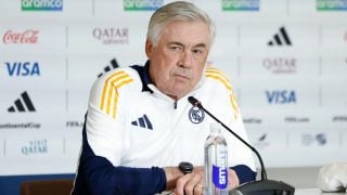 Ancelotti en rueda de prensa antes de la Intercontinental. (Realmadrid.com)