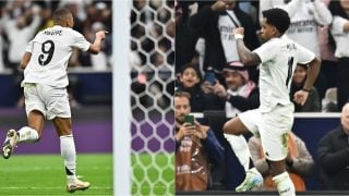 Kylian Mbappé y Rodrygo. (EFE)