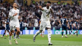 Vinicius celebra un gol ante Pachuca. (Realmadrid.com)