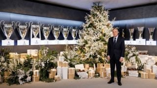 Mensaje navideño del Real Madrid a sus seguidores.