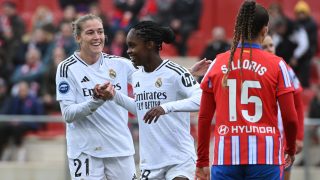 El Real Madrid se llevó el derbi femenino. (EFE)