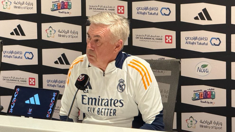 Ancelotti: Estamos encantados con Vinicius en todos los aspectos