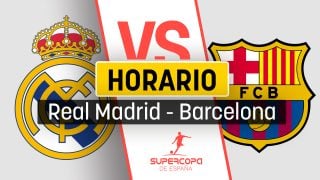 Horario del Clásico Real Madrid – Barcelona: a qué hora es la final de la Supercopa y dónde ver por TV.