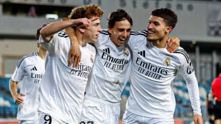 El Real Madrid Castilla celebra su victoria ante el Alcoyano. (realmadrid.com)