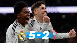 El Real Madrid se metió en cuartos de la Copa del Rey tras eliminar al Celta en la prórroga.