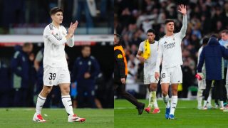 Lorenzo Aguado y Chema con el Real Madrid. (@lorenzo2aguado y @chemaandres6)