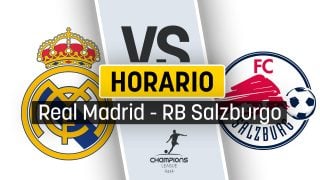 Horario Real Madrid – RB Salzburgo: a qué hora es y dónde ver el partido de la Champions League.