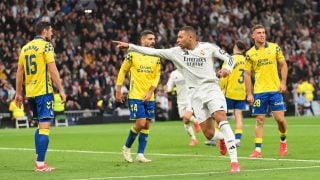 Mbappé en el Real Madrid-Las Palmas. (Getty)