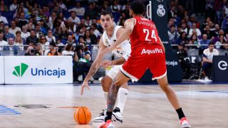 Alberto Abalde en el Real Madrid-Manresa de esta temporada. (EP)