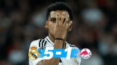 El Real Madrid goleó 5-1 al Red Bull Salzburgo.