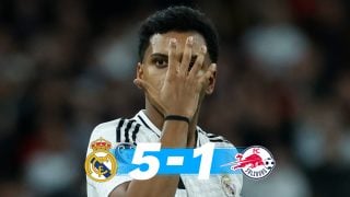 El Real Madrid goleó 5-1 al Red Bull Salzburgo.