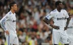 Adebayor junto a Cristiano Ronaldo en el Real Madrid. (GETTY)