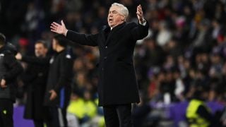 Ancelotti, durante un partido con el Real Madrid. (Getty)