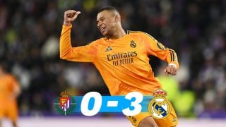 El Real Madrid ganó 0-3 al Valladolid con un ‘hat-trick’ de Mbappé.