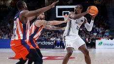 Imagen del Real Madrid-Leyma Coruña. (ACB)