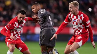 Mbappé contra el Girona. (Europa Press)