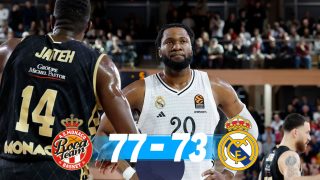 Mónaco 77-73 Real Madrid.