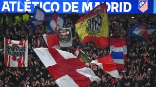 La afición del Atlético en el Metropolitano. (Getty)