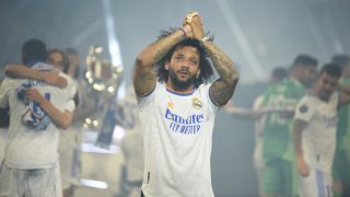 Marcelo en la celebración de la Champions de 2022. (Getty)