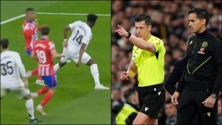 Así fue el penalti que Soto Grado y el VAR pitaron a favor del Atlético en el derbi.