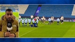 El Real Madrid entrenó con una defensa de circunstancias.