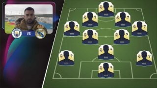 Alineación del Real Madrid.