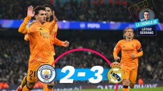 El Real Madrid ganó 2-3 al Manchester City.