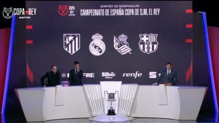 Imagen del sorteo de Copa del Rey. (RFEf)