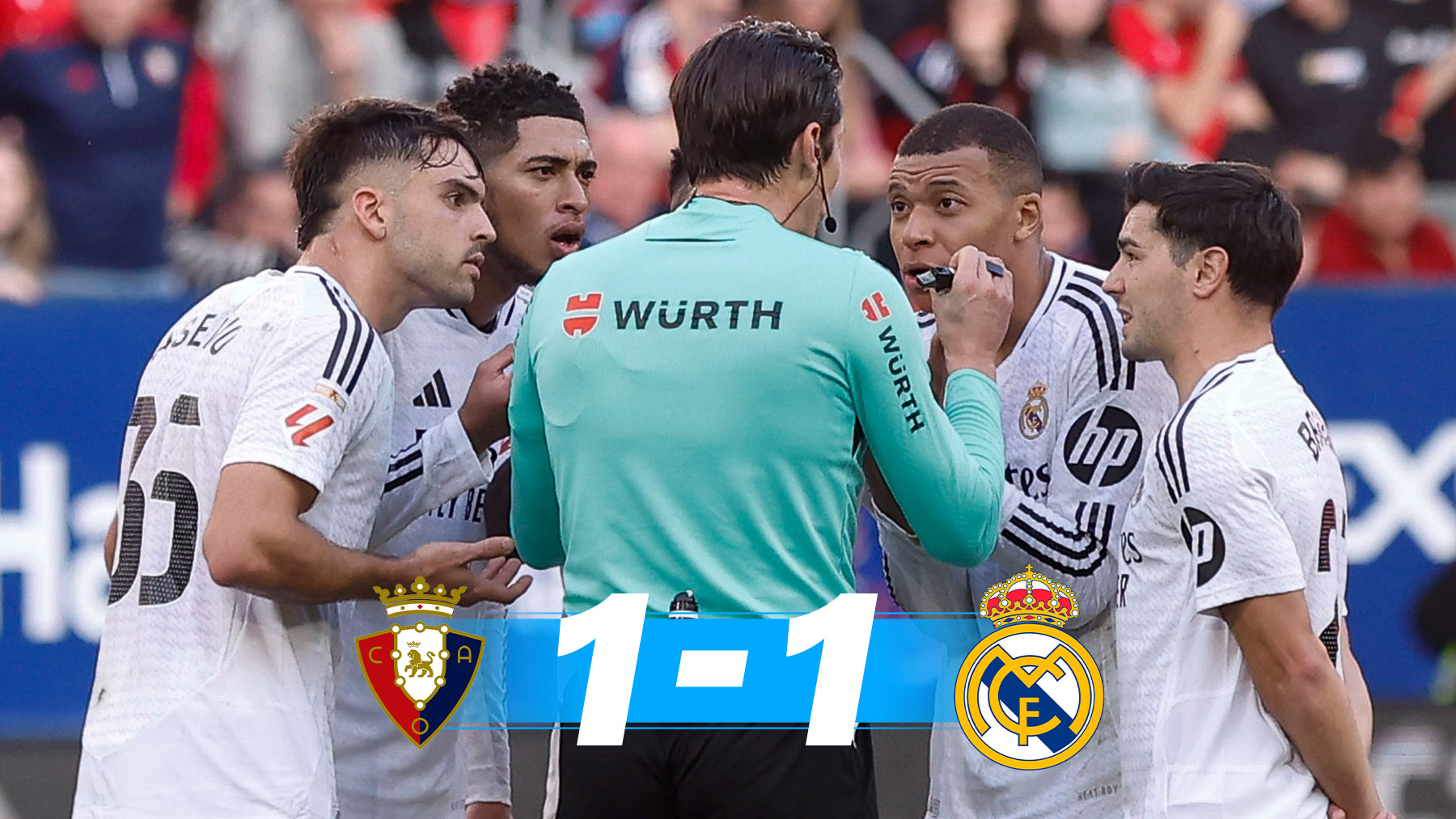 Resumen Osasuna - Real Madrid: Munuera Montero expulsa al Real Madrid ...