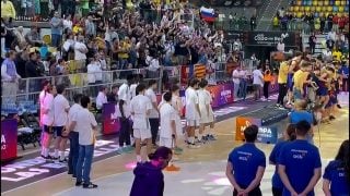 El señorío del Real Madrid en la celebración de la Minicopa del Barça.