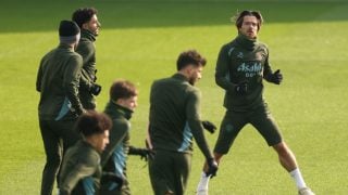 Jack Grealish estuvo presente en el último entrenamiento del City. (Getty)