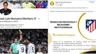 Munuera Montero y la relación de su empresa con el Atlético.