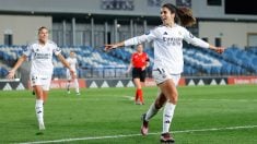 Alba Redondo celebra un gol. (EP)