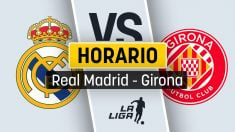 Real Madrid – Girona: a qué hora es y dónde ver online en directo y por TV en vivo el partido de Liga.