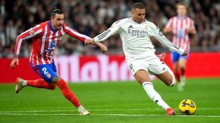 Giménez y Mbappé. (Getty)