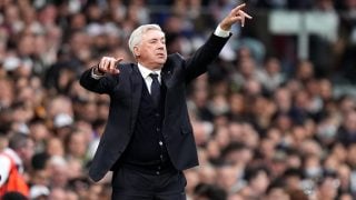 Ancelotti, durante un partido con el Real Madrid. (Getty)