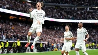 Modric marcó el primer gol del Madrid ante el Girona. (Getty)