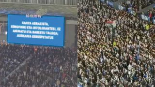 Ultras de la Real atacaron con cánticos a Asencio.