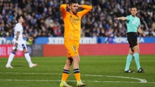 Dani Ceballos se lamenta en un partido reciente. (Getty)